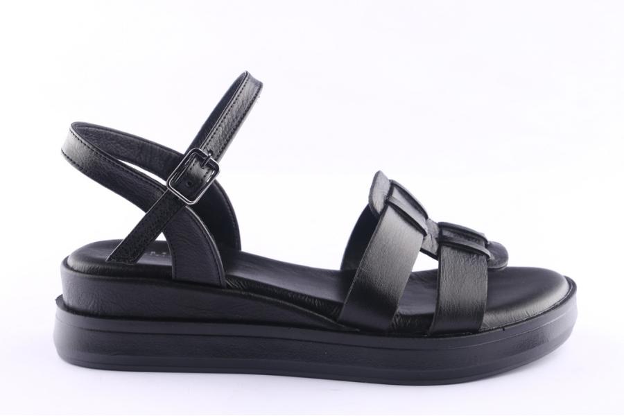 d.moro shoes Women Leather Sandals for Summer: JURDAN-9 Black (Wholesale)