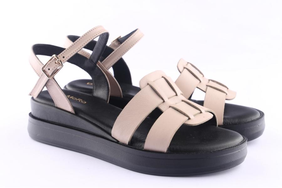 D.moro Shoes Women Leather Sandals For Summer: JURDAN-9 Powder (Wholesale)