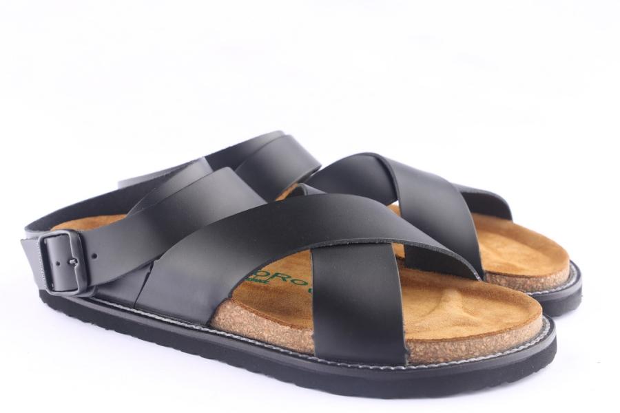 D.moro Shoes Women Leather Sandals For Summer: KER Black (Wholesale)