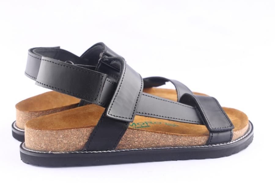 D.moro Shoes Women Leather Sandals For Summer: MEH Black (Wholesale)