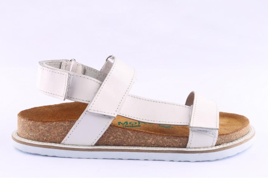 d.moro shoes Women Leather Sandals for Summer: MEH White (Wholesale)