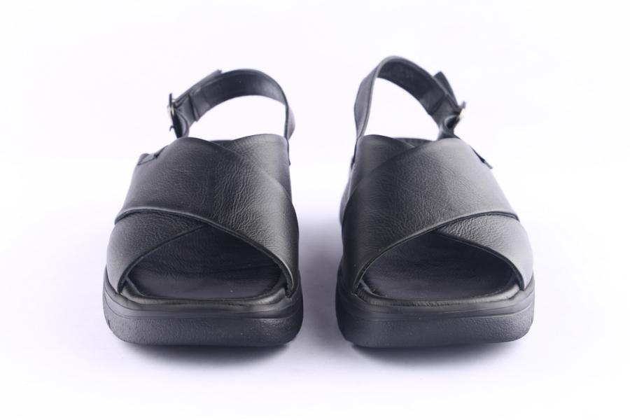 D.moro Shoes Women Leather Sandals For Summer: MORO-100 Black (Wholesale)