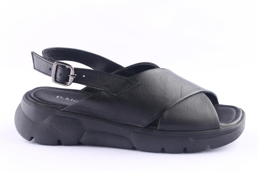 d.moro shoes Women Leather Sandals for Summer: MORO-100 Black (Wholesale)