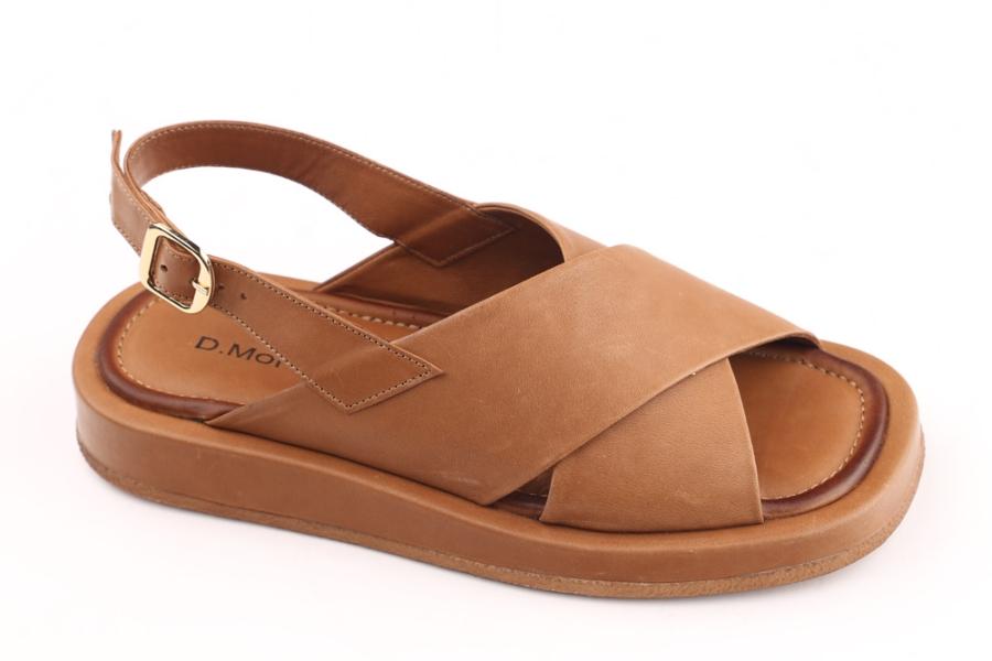 d.moro shoes Women Leather Sandals for summer: MORO-100 Brown Leather (Wholesale)