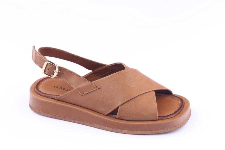 d.moro shoes Women Leather Sandals for summer: MORO-100 Brown Leather (Wholesale)