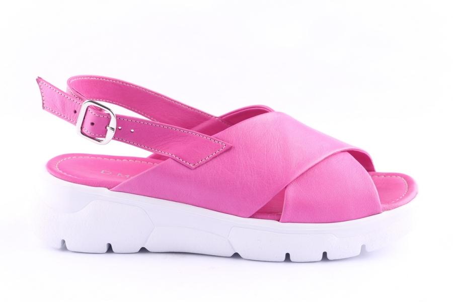 d.moro shoes Women Leather Sandals for Summer: MORO-100 Fuchsia (Wholesale)