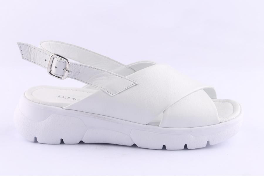 d.moro shoes Women Leather Sandals for Summer: MORO-100 White (Wholesale)