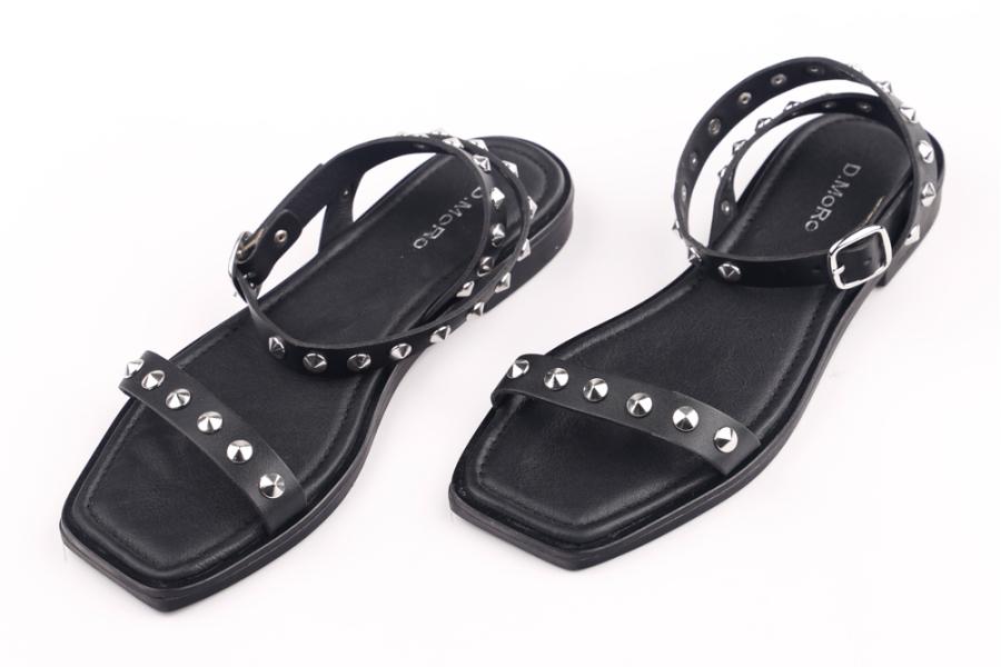 d.moro shoes Women Leather Sandals for summer: MORO-7 Black Leather (Wholesale)