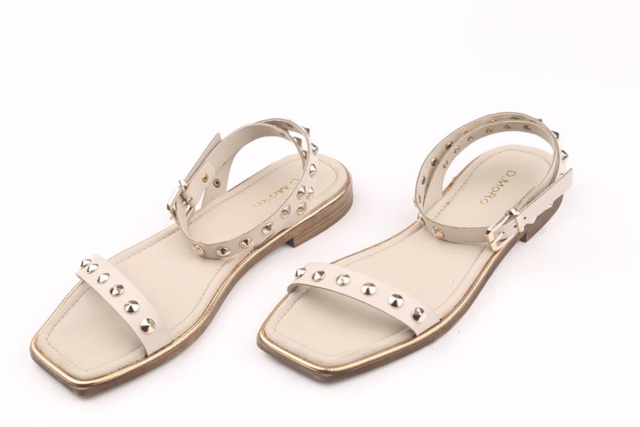 d.moro shoes Women Leather Sandals for summer: MORO-7 Bone Leather (Wholesale)
