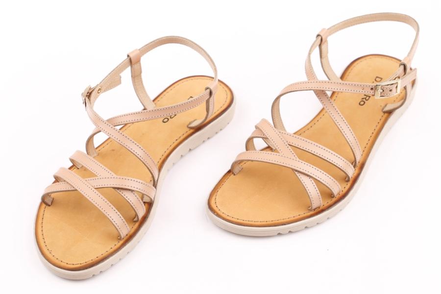 d.moro shoes Women Leather Sandals for summer: MYM-1 Beige Leather (Wholesale)