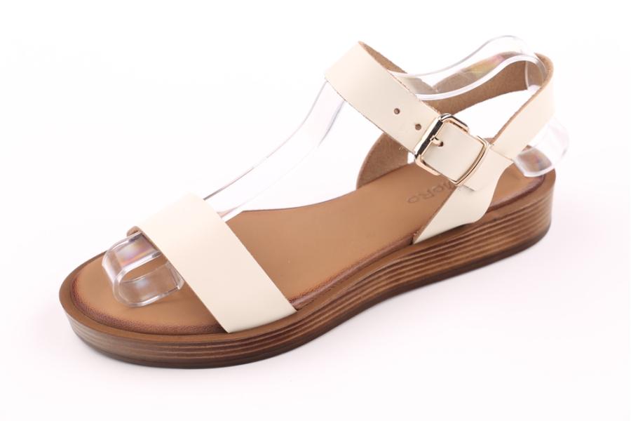 d.moro shoes Women Leather Sandals for summer: S-10261 Bone Leather (Wholesale)