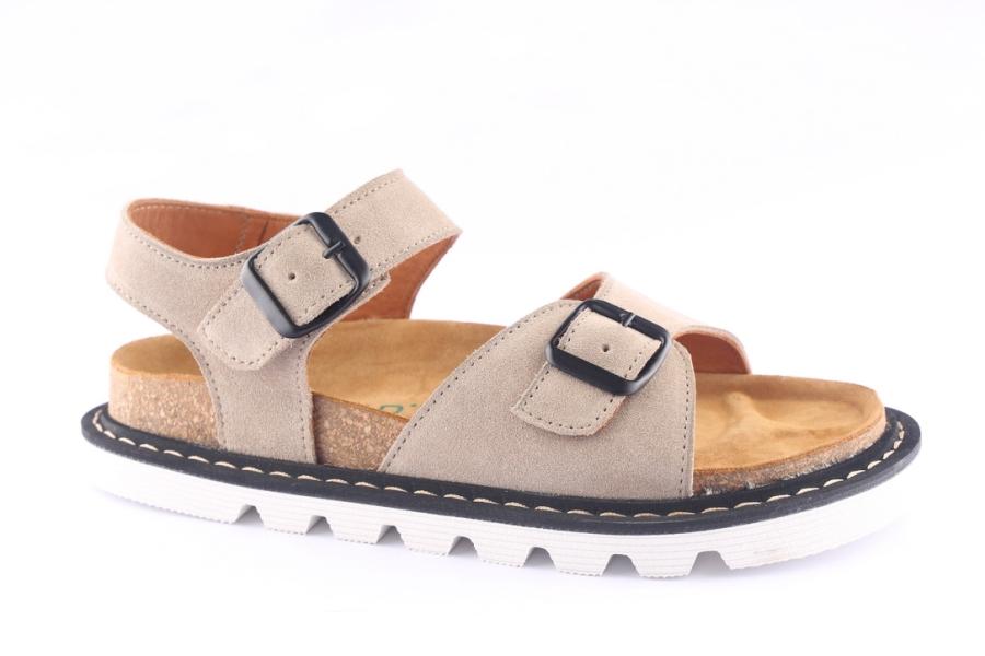D.moro Shoes Women Leather Sandals For Summer: SEL Beige (Wholesale)
