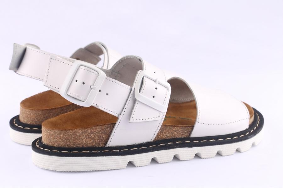 D.moro Shoes Women Leather Sandals For Summer: SEN White (Wholesale)