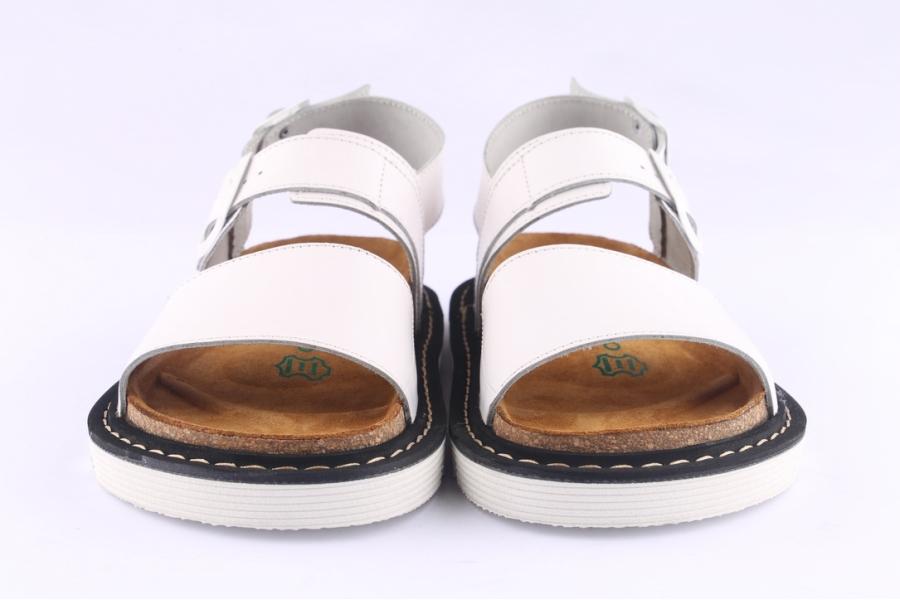 D.moro Shoes Women Leather Sandals For Summer: SEN White (Wholesale)