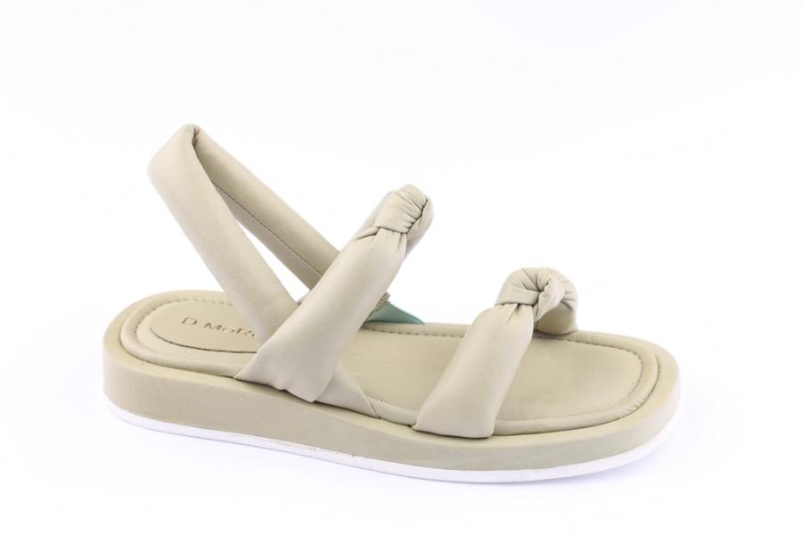 d.moro shoes Women Leather Sandals for summer: TAŞ-176 Light Green Leather (Wholesale)