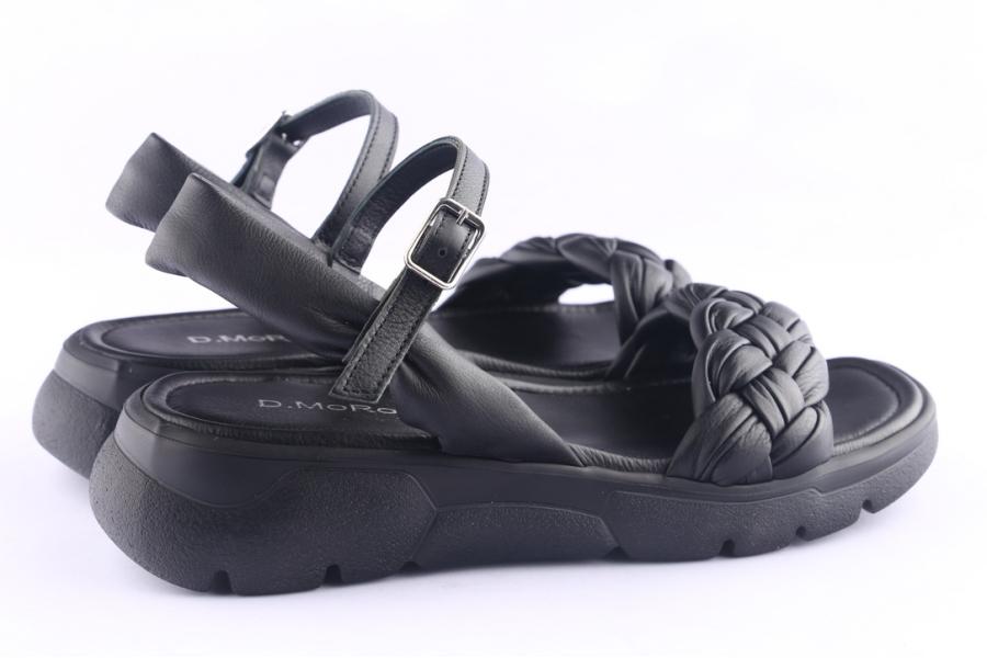 D.moro Shoes Women Leather Sandals For Summer: TAŞ-196 Black (Wholesale)