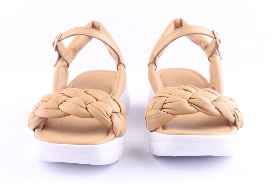 D.moro Shoes Women Leather Sandals For Summer: TAŞ-196 Light Taupe (Wholesale)