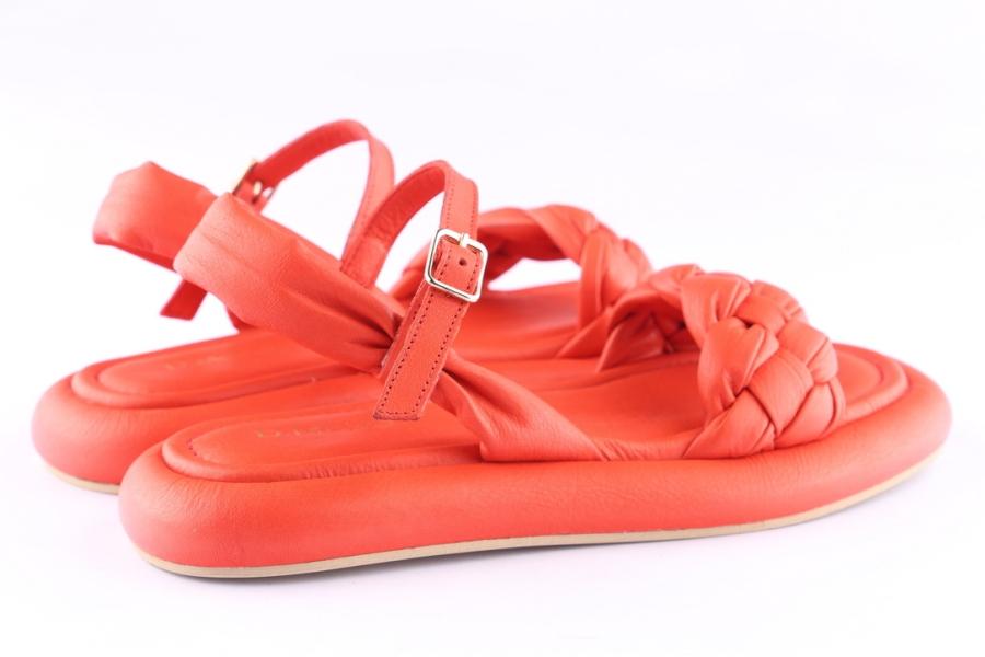 D.moro Shoes Women Leather Sandals For Summer: TAŞ-196 Red (Wholesale)