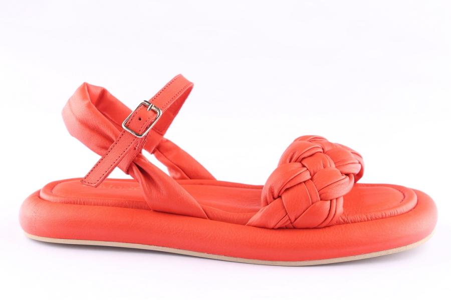 d.moro shoes Women Leather Sandals for Summer: TAŞ-196 Red (Wholesale)