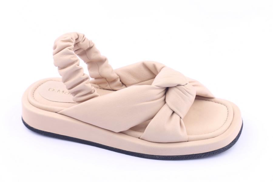 d.moro shoes Women Leather Sandals for summer: TAŞ-247 Beige Leather (Wholesale)