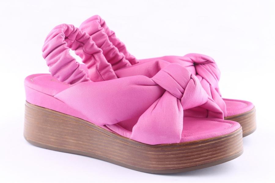 D.moro Shoes Women Leather Sandals For Summer: TAŞ-247 Fuchsia (Wholesale)