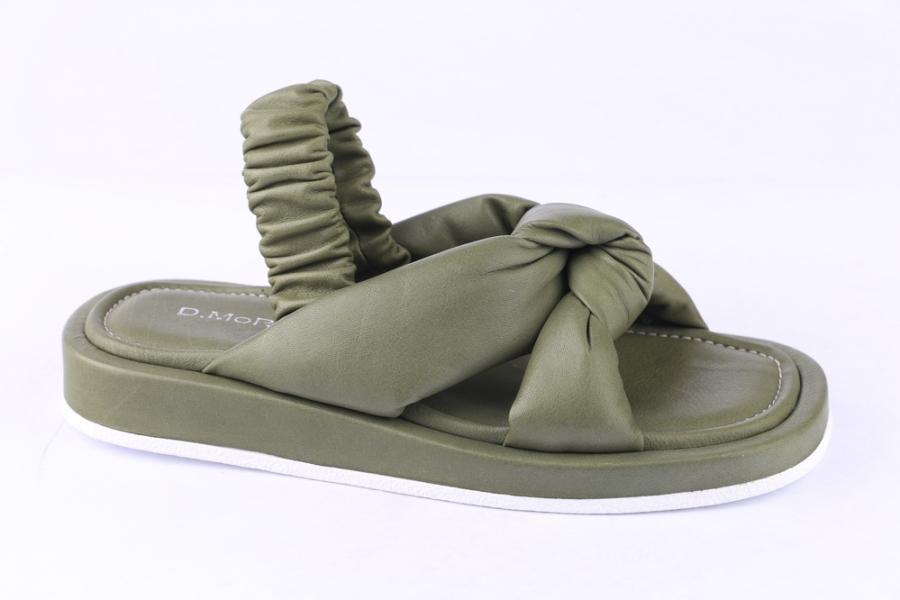 d.moro shoes Women Leather Sandals for summer: TAŞ-247 Khaki Leather (Wholesale)
