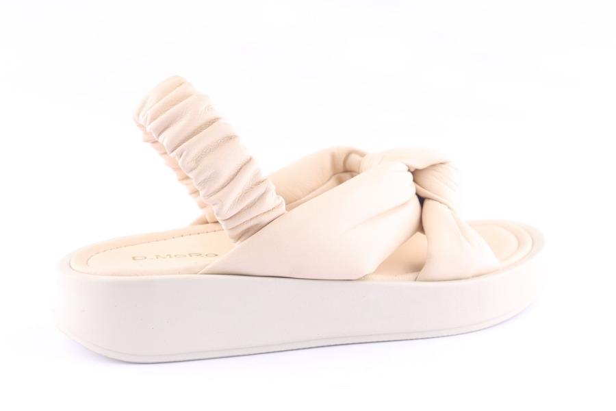 D.moro Shoes Women Leather Sandals For Summer: TAŞ-247 Off White (Wholesale)