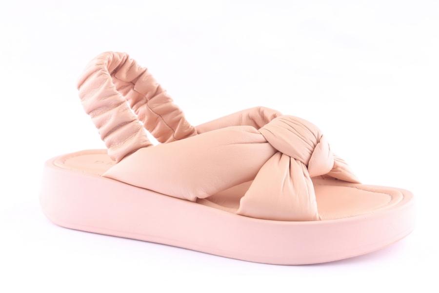 D.moro Shoes Women Leather Sandals For Summer: TAŞ-247 Powder (Wholesale)