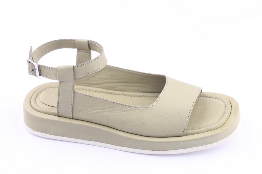 d.moro shoes Women Leather Sandals for summer: TAŞ-249 Light Green Leather (Wholesale)