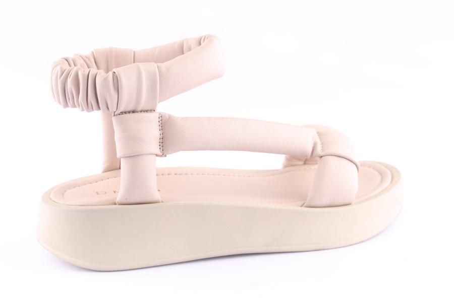 D.moro Shoes Women Leather Sandals For Summer: TAŞ-253 Beige (Wholesale)