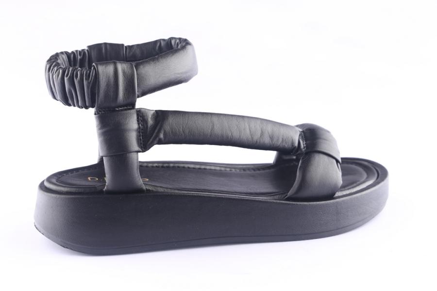 D.moro Shoes Women Leather Sandals For Summer: TAŞ-253 Black (Wholesale)