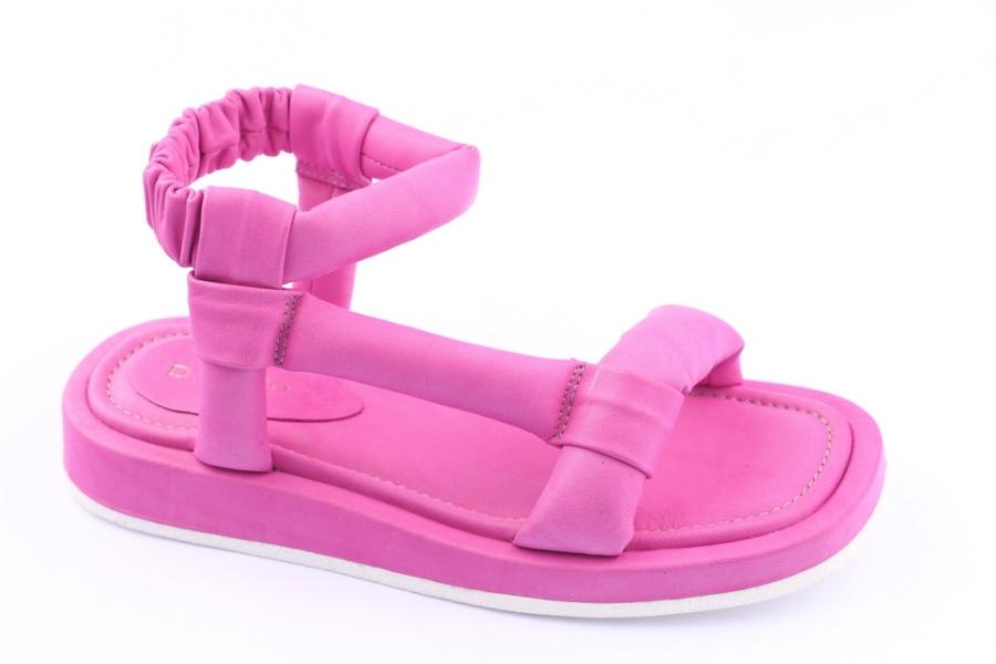 d.moro shoes Women Leather Sandals for summer: TAŞ-253 Fuchsia Leather (Wholesale)