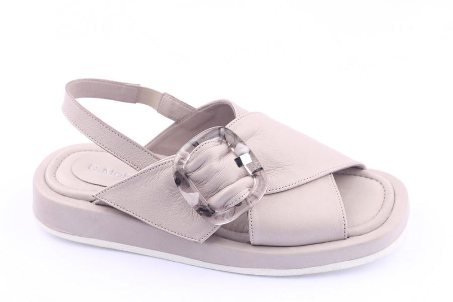 d.moro shoes Women Leather Sandals for summer: TAŞ-254 Cream Leather (Wholesale)