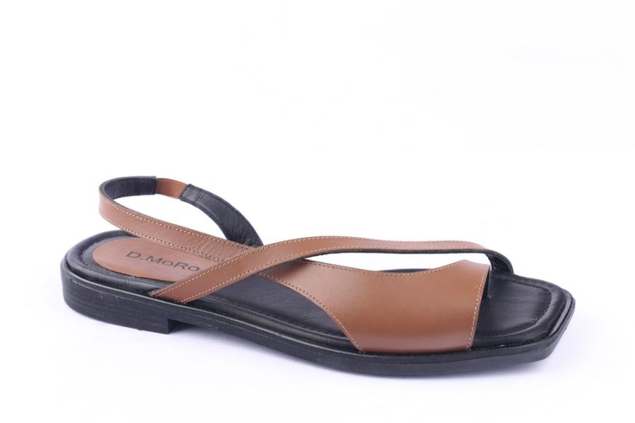d.moro shoes Women Leather Sandals for summer: TAŞ-276 Brown Leather (Wholesale)