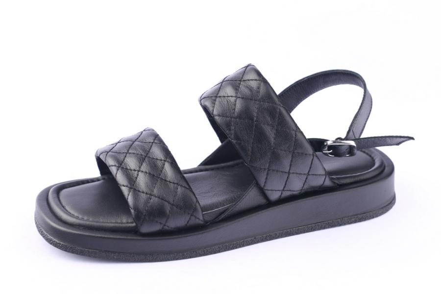 d.moro shoes Women Leather Sandals for summer: TAŞ-287 Black Leather (Wholesale)
