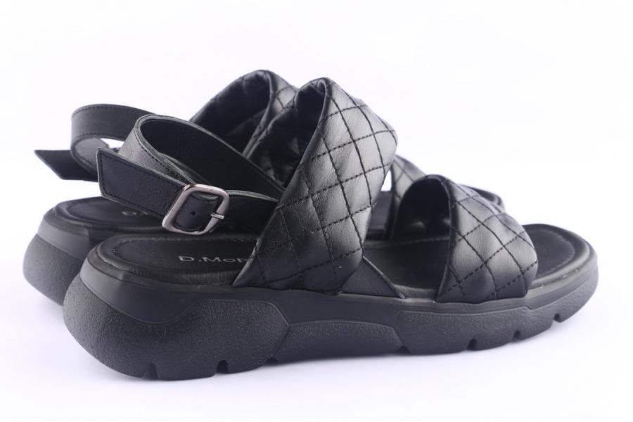 D.moro Shoes Women Leather Sandals For Summer: TAŞ-287 Black (Wholesale)