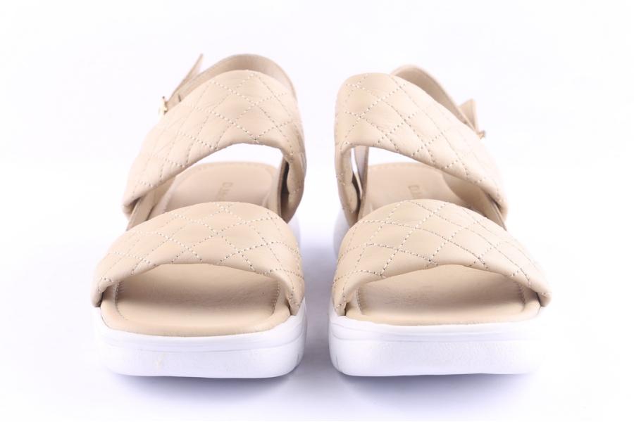 D.moro Shoes Women Leather Sandals For Summer: TAŞ-287 Cream (Wholesale)