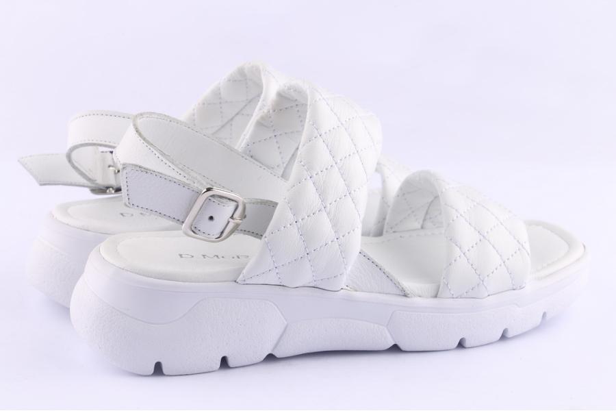 D.moro Shoes Women Leather Sandals For Summer: TAŞ-287 White (Wholesale)