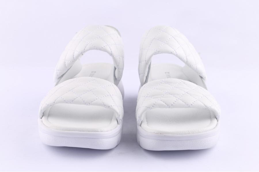 D.moro Shoes Women Leather Sandals For Summer: TAŞ-287 White (Wholesale)