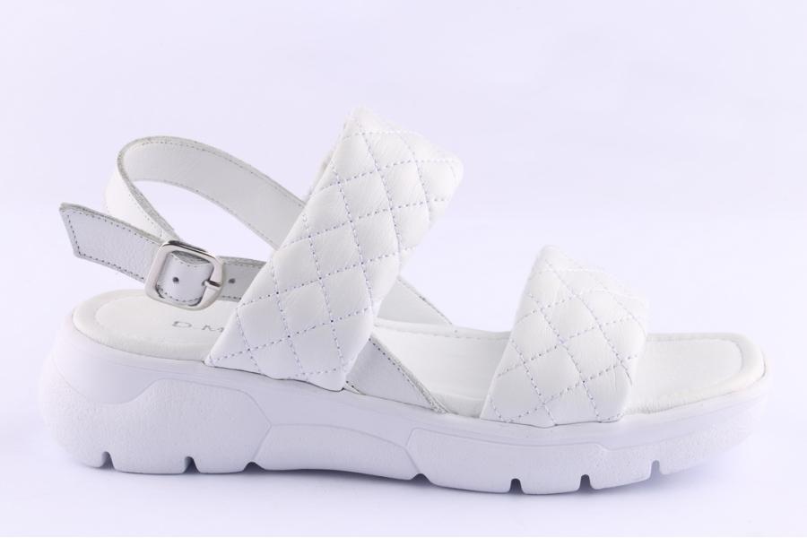 d.moro shoes Women Leather Sandals for Summer: TAŞ-287 White (Wholesale)