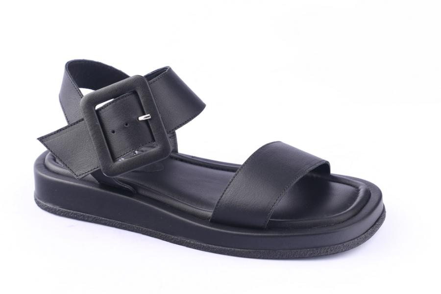 d.moro shoes Women Leather Sandals for summer: TAŞ-288 Black Leather (Wholesale)