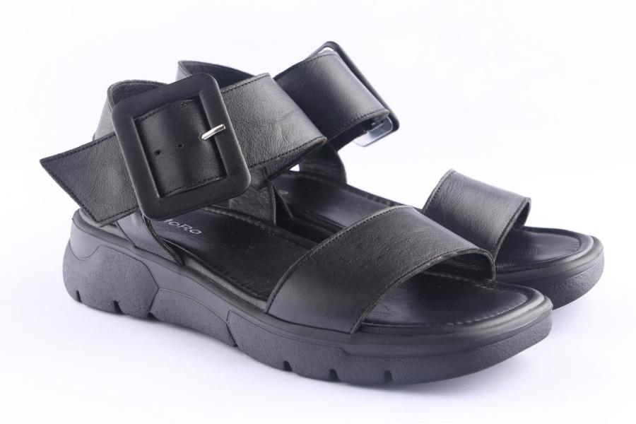 D.moro Shoes Women Leather Sandals For Summer: TAŞ-288 Black (Wholesale)