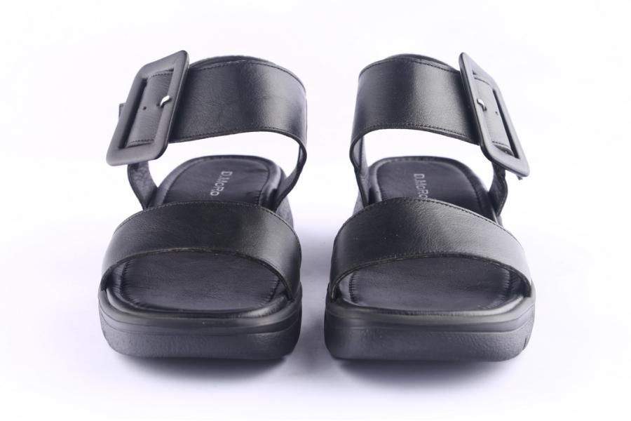 D.moro Shoes Women Leather Sandals For Summer: TAŞ-288 Black (Wholesale)