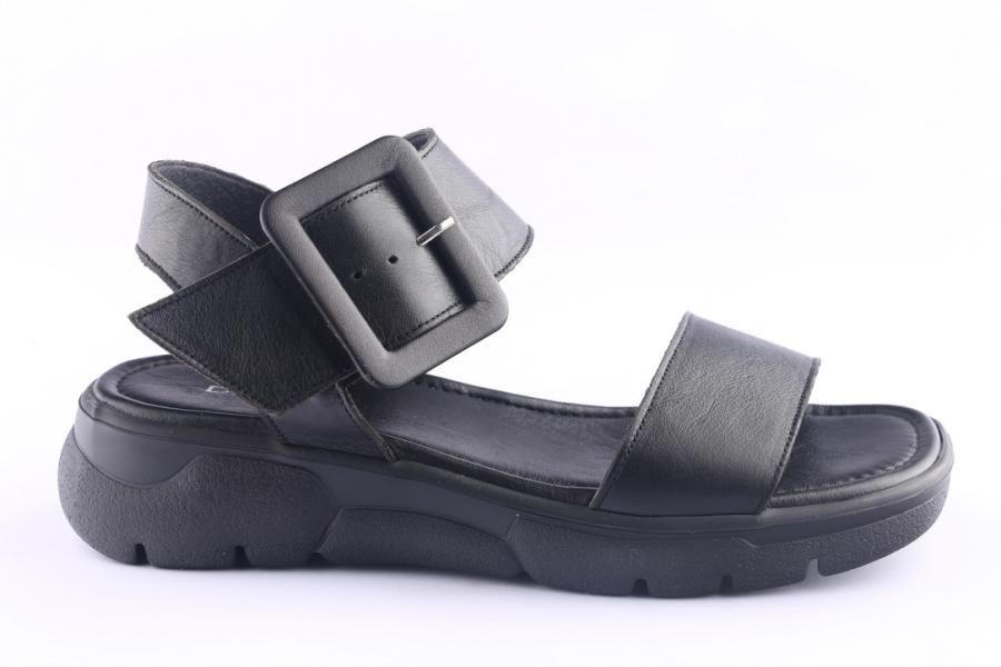 d.moro shoes Women Leather Sandals for Summer: TAŞ-288 Black (Wholesale)
