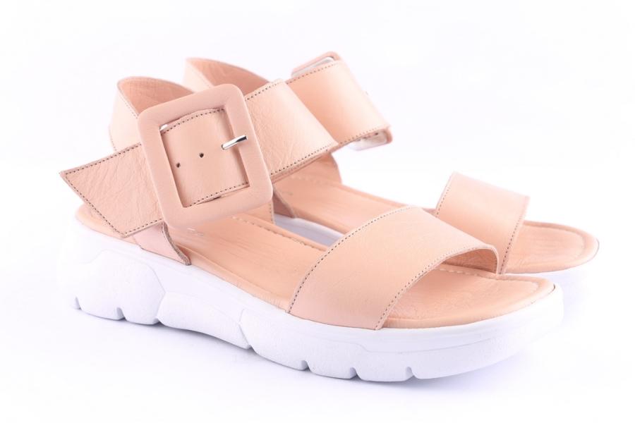 D.moro Shoes Women Leather Sandals For Summer: TAŞ-288 Cream (Wholesale)