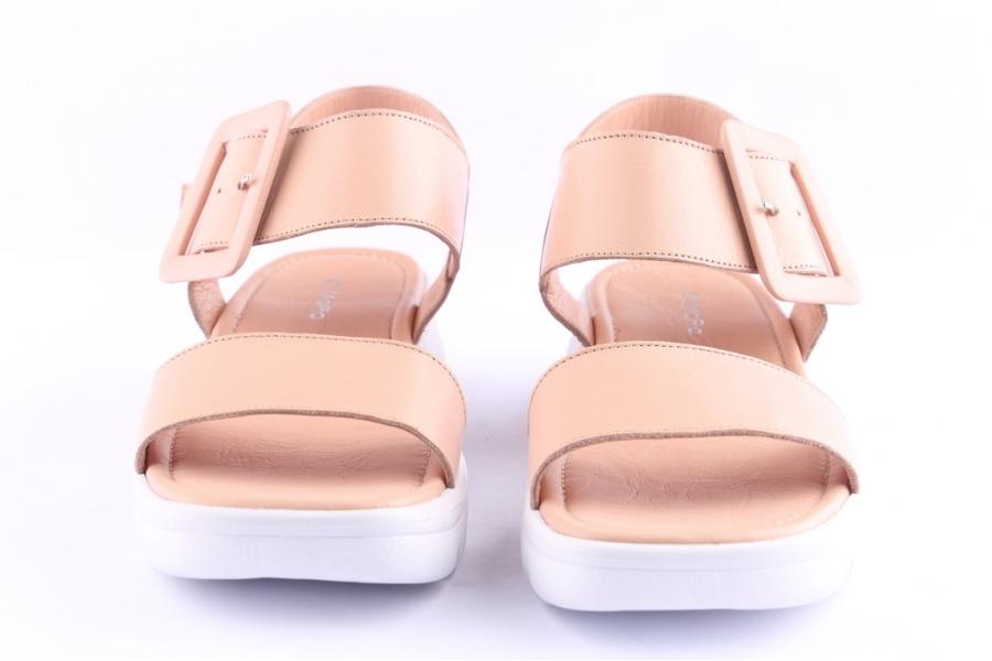D.moro Shoes Women Leather Sandals For Summer: TAŞ-288 Cream (Wholesale)