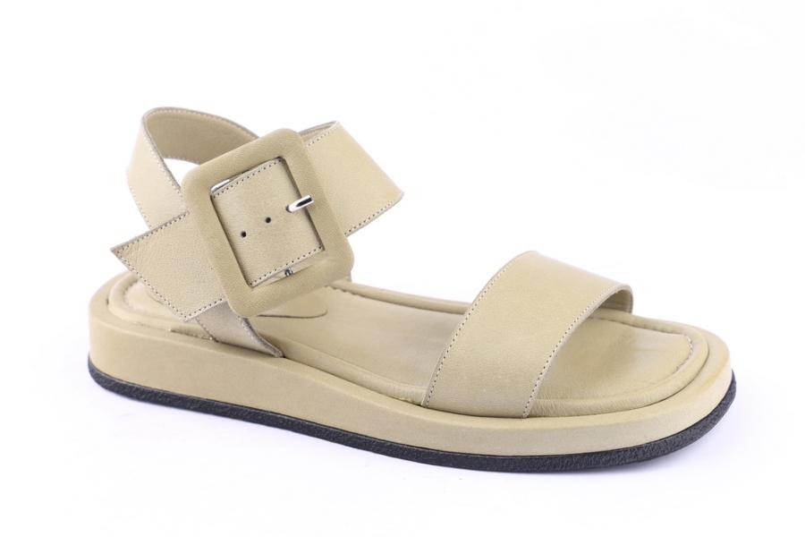 d.moro shoes Women Leather Sandals for summer: TAŞ-288 Light Green Leather (Wholesale)
