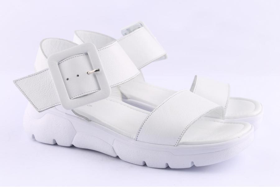 D.moro Shoes Women Leather Sandals For Summer: TAŞ-288 White (Wholesale)