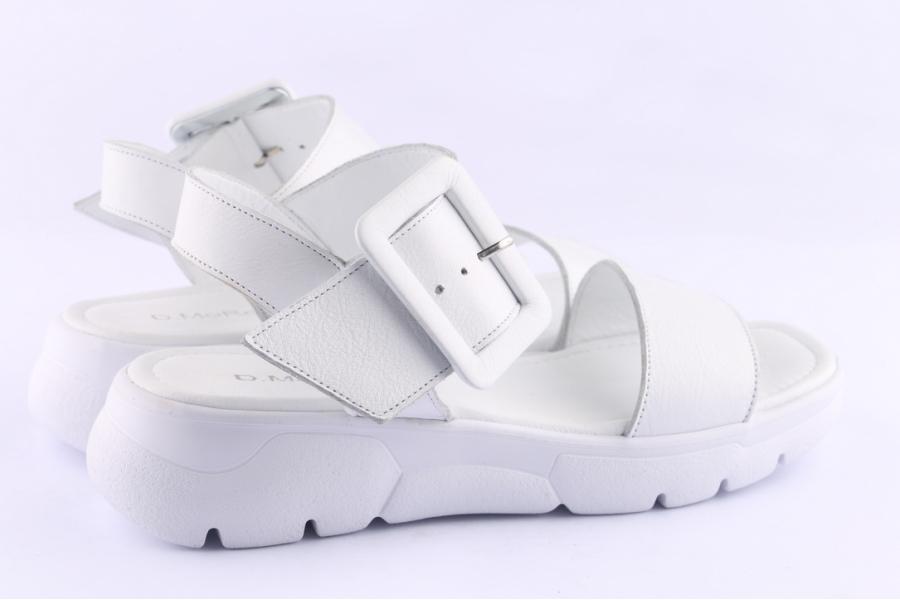D.moro Shoes Women Leather Sandals For Summer: TAŞ-288 White (Wholesale)
