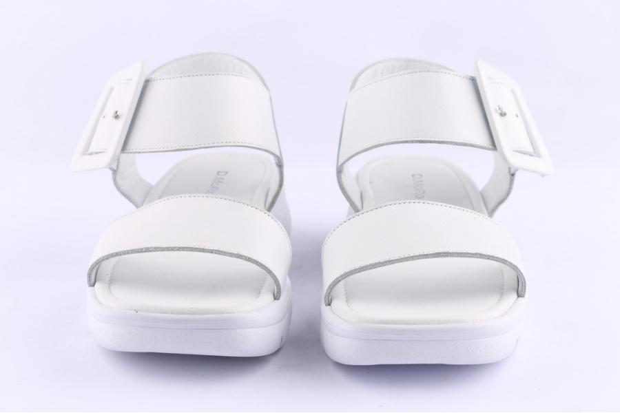 D.moro Shoes Women Leather Sandals For Summer: TAŞ-288 White (Wholesale)
